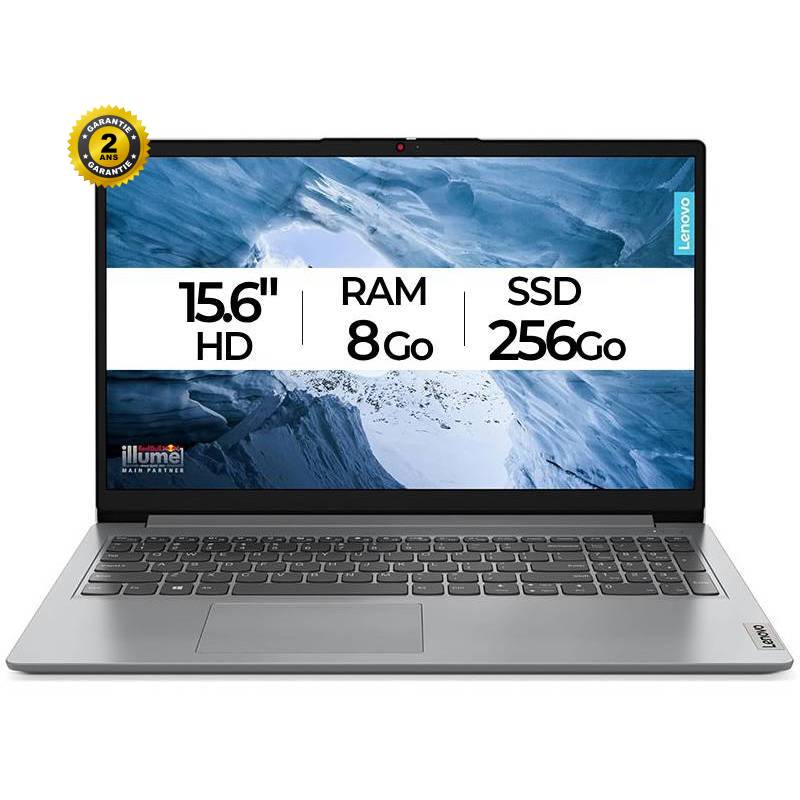 PC Portable LENOVO IdeaPad 1 15IJL7 Intel Celeron N 4500 8Go 256G SSD - Gris