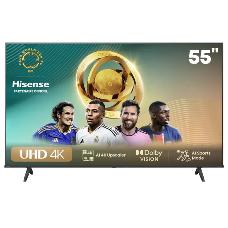 Televiseur-Hisense-55A6N-Smart-Serie-4K-UHD-Noir