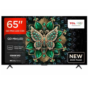 Téléviseur TCL 65C6K QLED Mini LED 4K Smart Google TV Noir