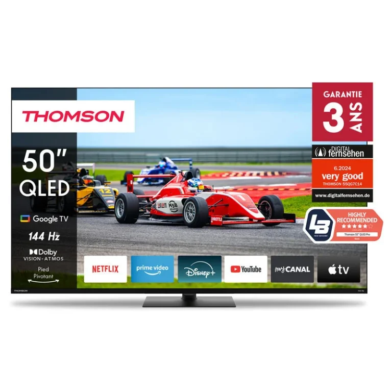 Televiseur-Thomson-50QG7C14-QLED-Pro-Google-Tv-Noir