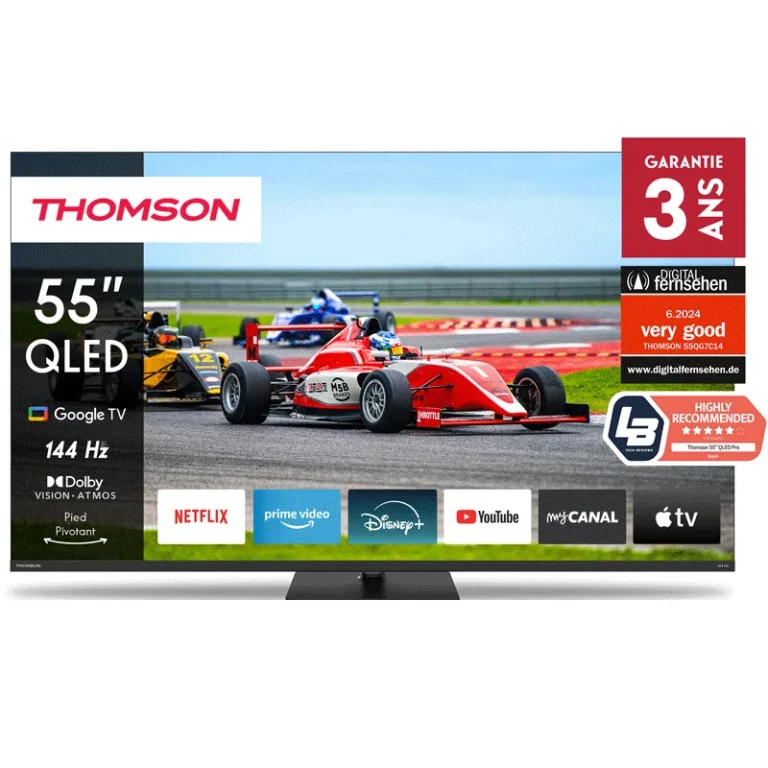 Televiseur-Thomson-55QG7C14-Smart-QLED-Pro-Google-TV-Noir